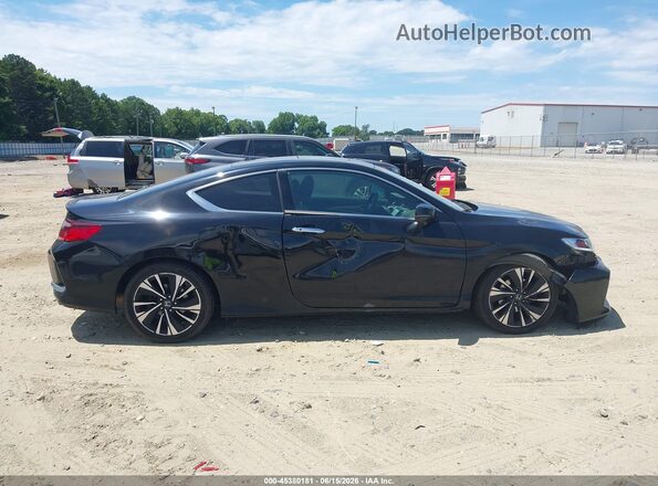 1HGCT1B71GA007145 2016 HONDA ACCORD Black Widok wnętrza z tyłu