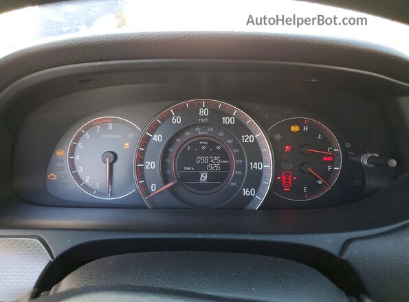 1HGCT1B72GA013133 2016 HONDA ACCORD Blue Instrument cluster view