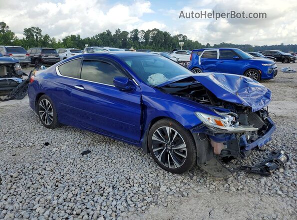 1HGCT1B72GA013133 2016 HONDA ACCORD Blue Front right