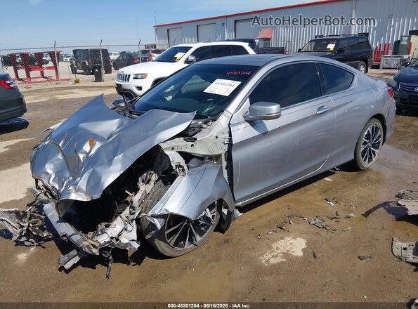 1HGCT1B79HA009162 2017 HONDA ACCORD Silver Առջևի ձախ երեք քառորդ տեսարան