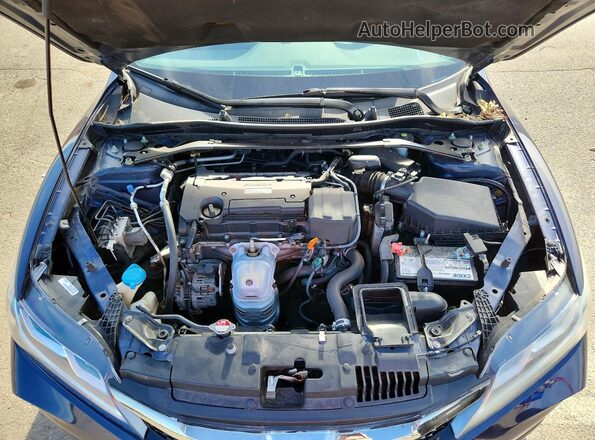 1HGCT1B80GA012684 2016 HONDA ACCORD Blue Rear interior view