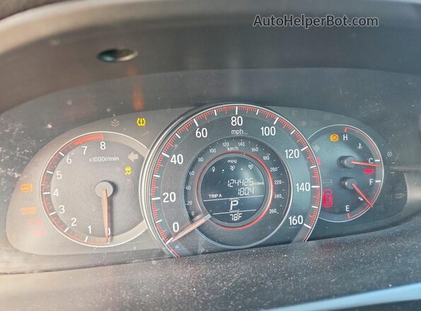 1HGCT1B80GA012684 2016 HONDA ACCORD Blue Instrument cluster view