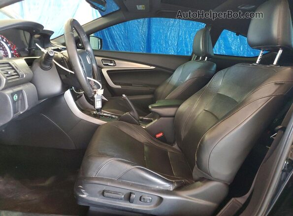1HGCT1B82GA011343 2016 HONDA ACCORD Black Вид салону спереду