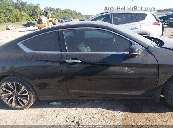 1HGCT1B88GA002131 2016 HONDA ACCORD Black Widok wnętrza z tyłu