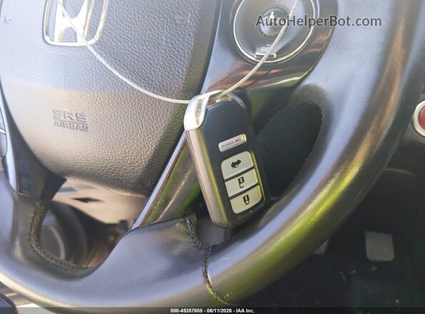 1HGCT1B88GA002131 2016 HONDA ACCORD Black Widok deski rozdzielczej