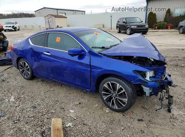 1HGCT1B88GA003425 2016 HONDA ACCORD Blue Delantero derecho