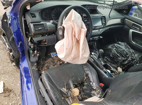 1HGCT1B88GA003425 2016 HONDA ACCORD Blue Vista del salpicadero