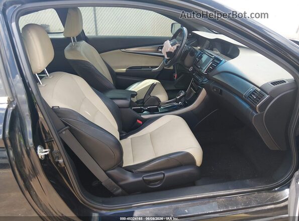 1HGCT1B88GA009077 2016 HONDA ACCORD Black Սալոնի դիմացի տեսք