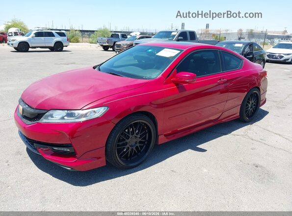 1HGCT2A85GA002448 2016 HONDA ACCORD Red 