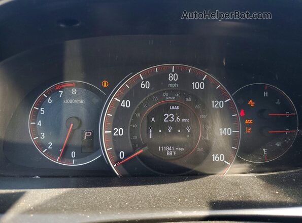 1HGCT2B01GA006411 2016 HONDA ACCORD Silver Սարքավորումների վահանակի տեսք