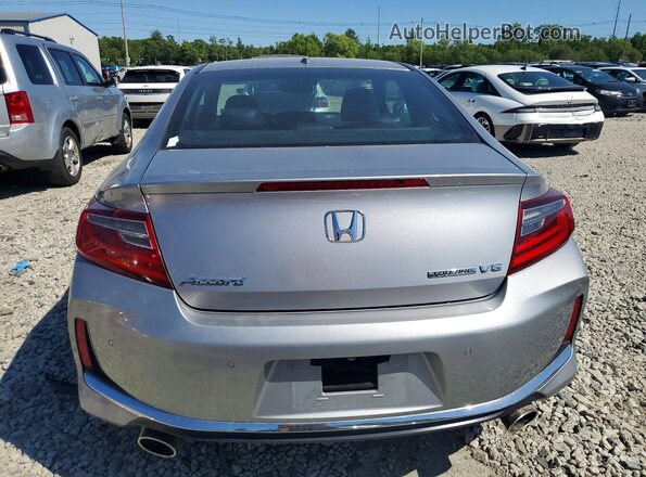 1HGCT2B01GA006411 2016 HONDA ACCORD Silver Հետևի տեսք