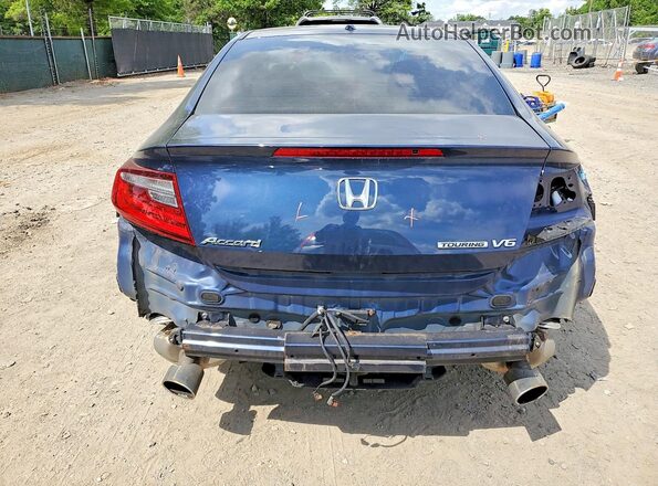 1HGCT2B01HA003591 2017 HONDA ACCORD Blue უკანა ხედი