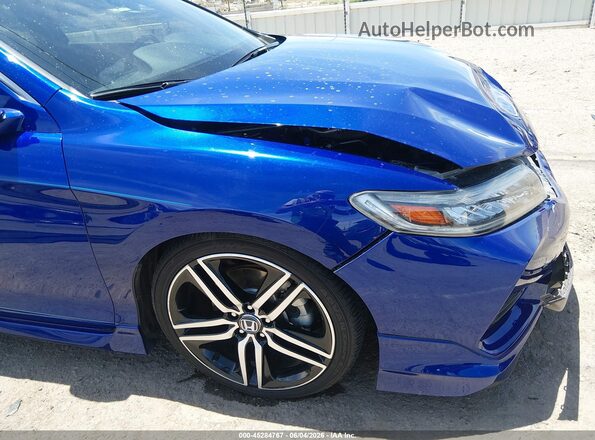 1HGCT2B01HA005471 2017 HONDA ACCORD Синий Вид спереди