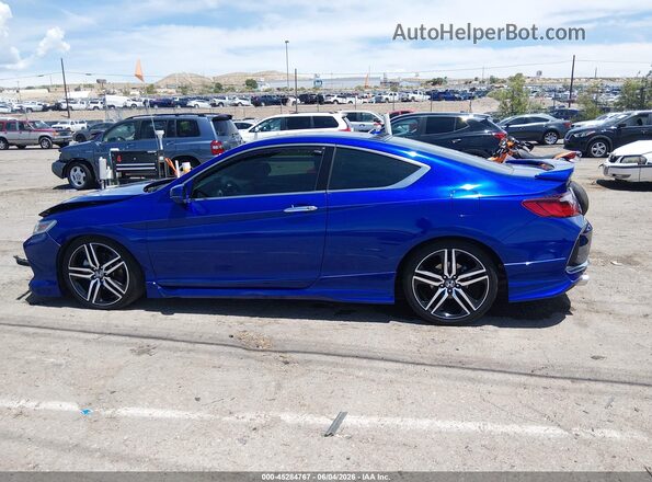 1HGCT2B01HA005471 2017 HONDA ACCORD Синий Панорамный вид салона 360°