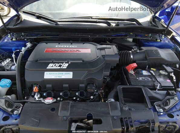 1HGCT2B01HA005471 2017 HONDA ACCORD Синий Вид сзади
