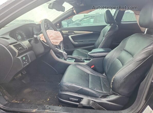1HGCT2B05GA002703 2016 HONDA ACCORD Black Vista interior delantera
