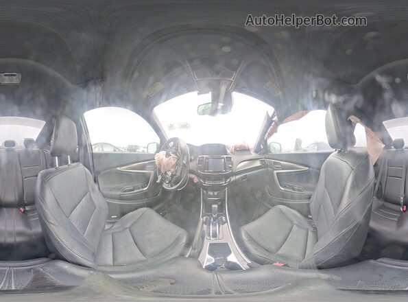 1HGCT2B05GA002703 2016 HONDA ACCORD Black Vista de la etiqueta del VIN