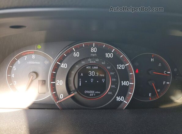 1HGCT2B09HA005329 2017 HONDA ACCORD White Instrument cluster view