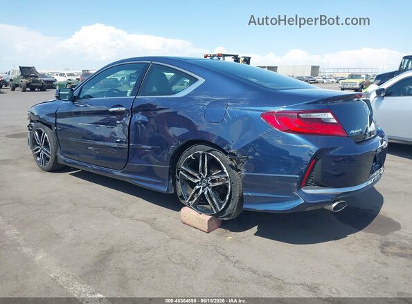 1HGCT2B0XHA001144 2017 HONDA ACCORD Blue Rear left