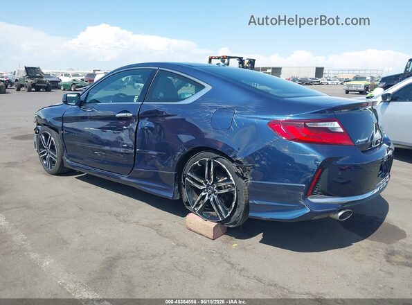 1HGCT2B0XHA001144 2017 HONDA ACCORD Blue Front view