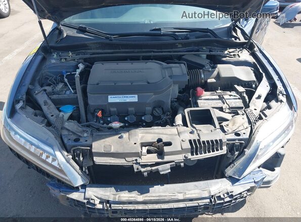 1HGCT2B0XHA001144 2017 HONDA ACCORD Blue Rear view