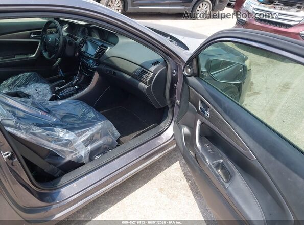 1HGCT2B9XGA004011 2016 HONDA ACCORD Gray წინა სალონის ხედი