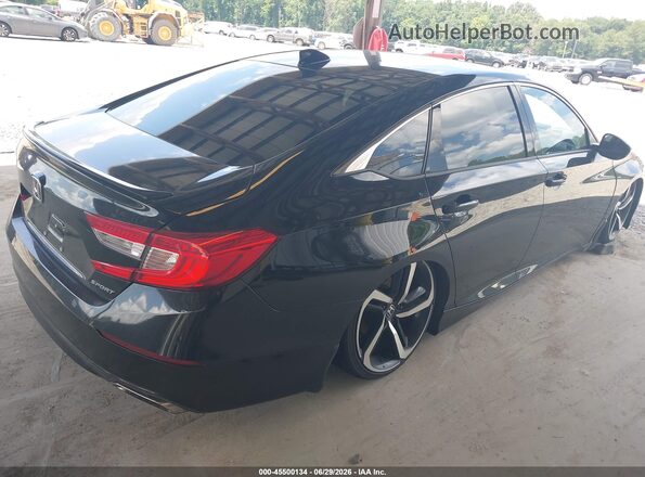 1HGCV1E35KA056036 2019 HONDA ACCORD Black Rear right