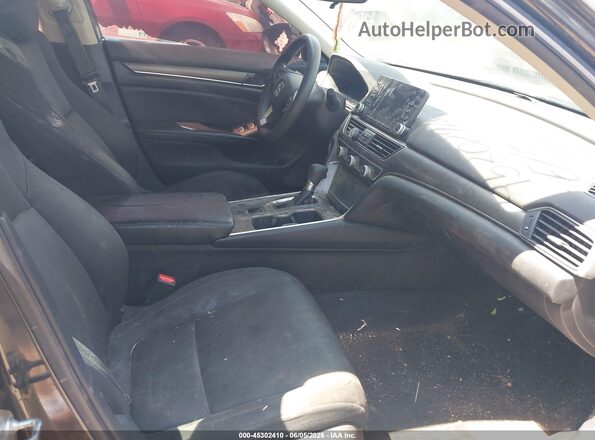 1HGCV1F10JA046672 2018 HONDA ACCORD Black Սալոնի դիմացի տեսք