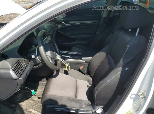 1HGCV1F10JA123301 2018 HONDA ACCORD White Vista interior delantera