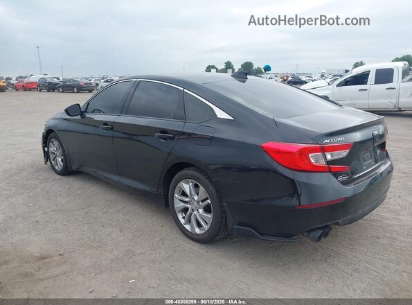 1HGCV1F10JA129230 2018 HONDA ACCORD Black Tył lewy