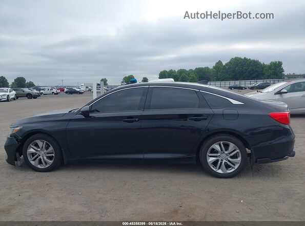 1HGCV1F10JA129230 2018 HONDA ACCORD Black Widok wnętrza 360 stopni