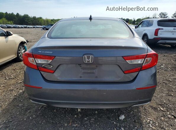 1HGCV1F10JA184230 2018 HONDA ACCORD Gray Widok z tyłu