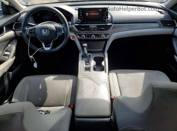1HGCV1F10JA184230 2018 HONDA ACCORD Gray Widok deski rozdzielczej