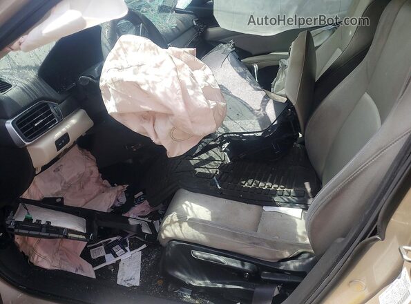 1HGCV1F10KA006156 2019 HONDA ACCORD Gold Вид салону спереду