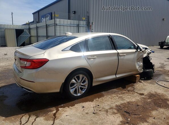 1HGCV1F10KA006156 2019 HONDA ACCORD Gold Задня права чверть