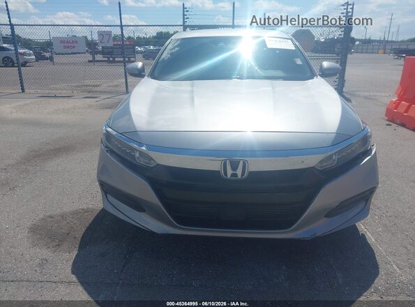 1HGCV1F10KA020073 2019 HONDA ACCORD Серебряный Вид щитка приборов