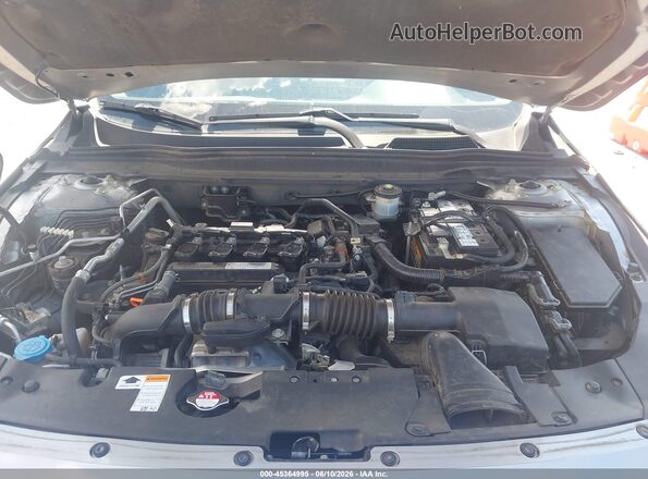 1HGCV1F10KA020073 2019 HONDA ACCORD Серебряный Вид сзади