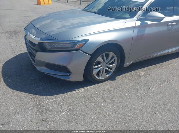 1HGCV1F10KA020073 2019 HONDA ACCORD Серебряный Вид спереди