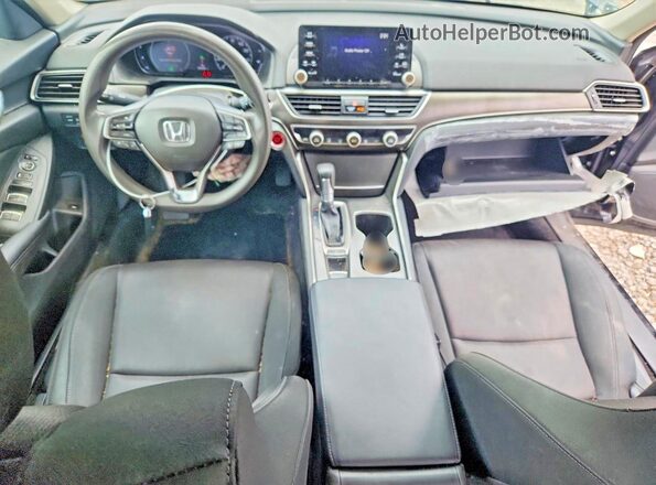 1HGCV1F10KA034734 2019 HONDA ACCORD Black Вид панелі приладів