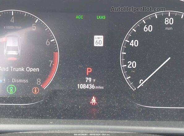 1HGCV1F10KA074425 2019 HONDA ACCORD Red 