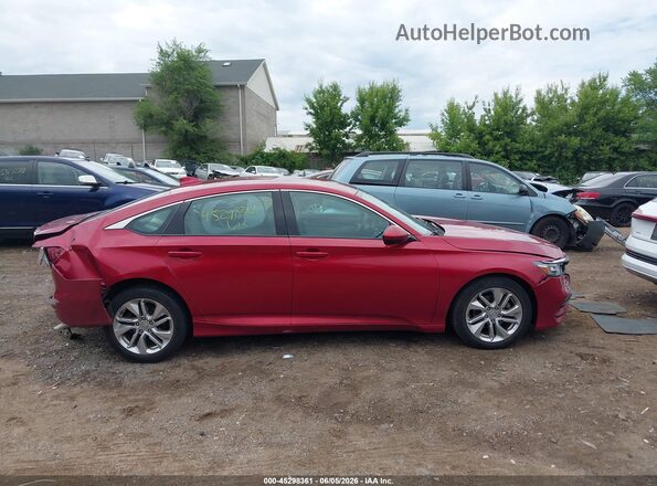 1HGCV1F10KA074425 2019 HONDA ACCORD Red Rear interior view