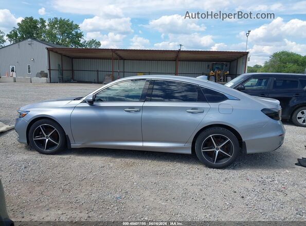 1HGCV1F10KA088728 2019 HONDA ACCORD Silver უკანა სალონის ხედი