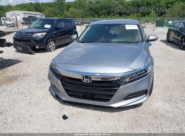 1HGCV1F10KA088728 2019 HONDA ACCORD Silver წინა პანელის ხედი