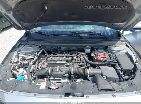1HGCV1F10KA088728 2019 HONDA ACCORD Silver უკანა ხედი