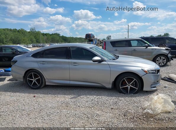 1HGCV1F10KA088728 2019 HONDA ACCORD Silver ხელსაწყოთა პანელის ხედი
