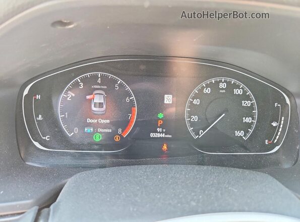 1HGCV1F10KA117581 2019 HONDA ACCORD White 