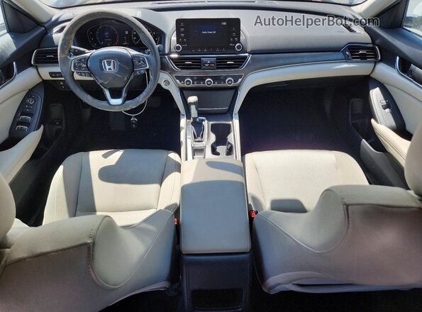 1HGCV1F10KA117581 2019 HONDA ACCORD White 