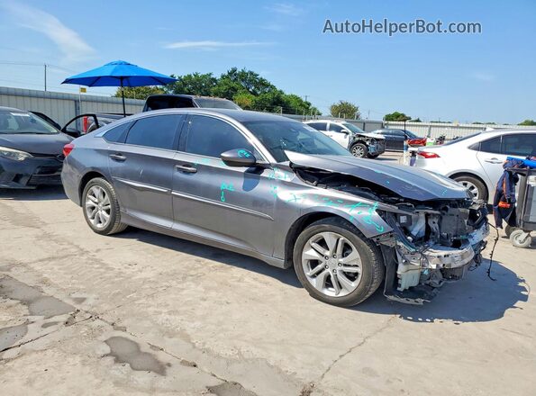 1HGCV1F10LA045749 2020 HONDA ACCORD Серый Передняя правая четверть