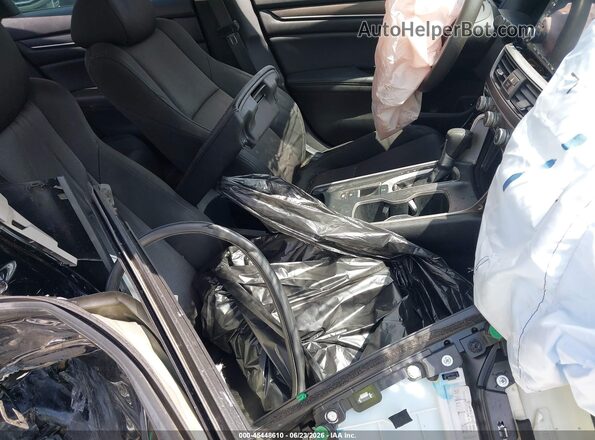 1HGCV1F10LA081196 2020 HONDA ACCORD Black Front interior view