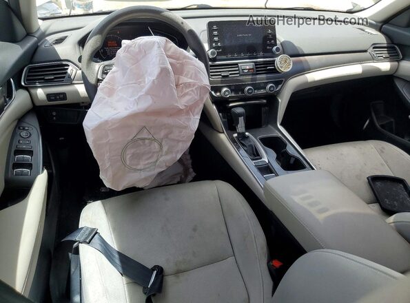 1HGCV1F10LA099861 2020 HONDA ACCORD White Вид панелі приладів